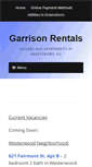 Mobile Screenshot of garrisonrentals.com